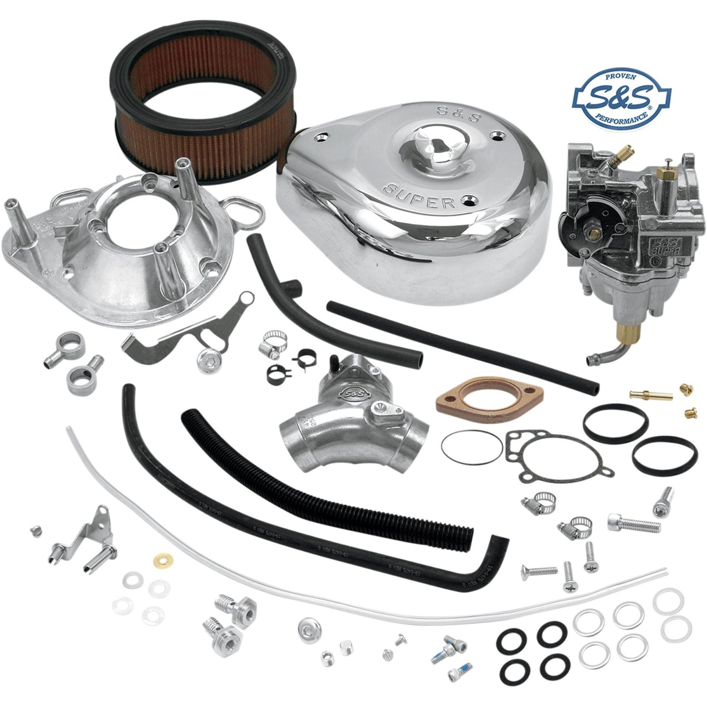 S&S Cycle Super G Carburetor Kit for '93-99 - 80" Big-Twin 11-0434_470245