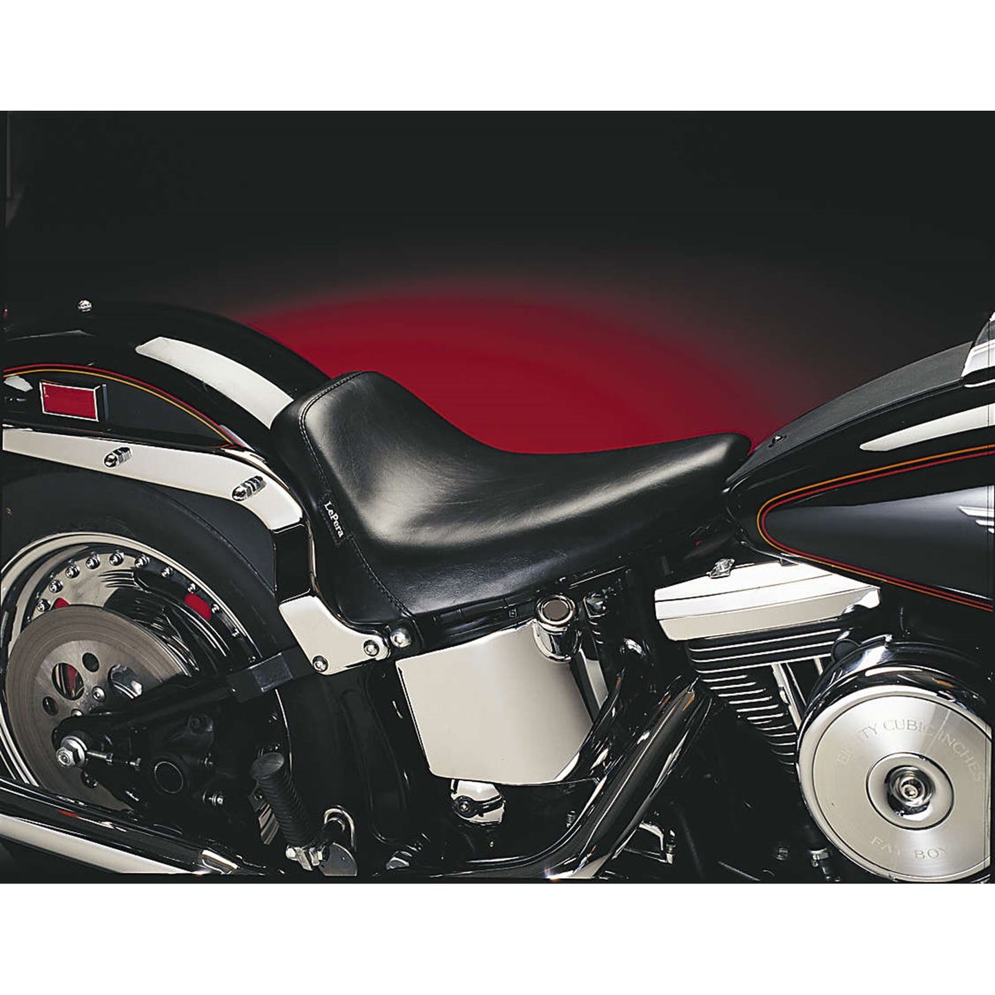 Le Pera Bare Bones Solo Seat - Smooth - Black - FL/FX '84-'99 LN-007_111886