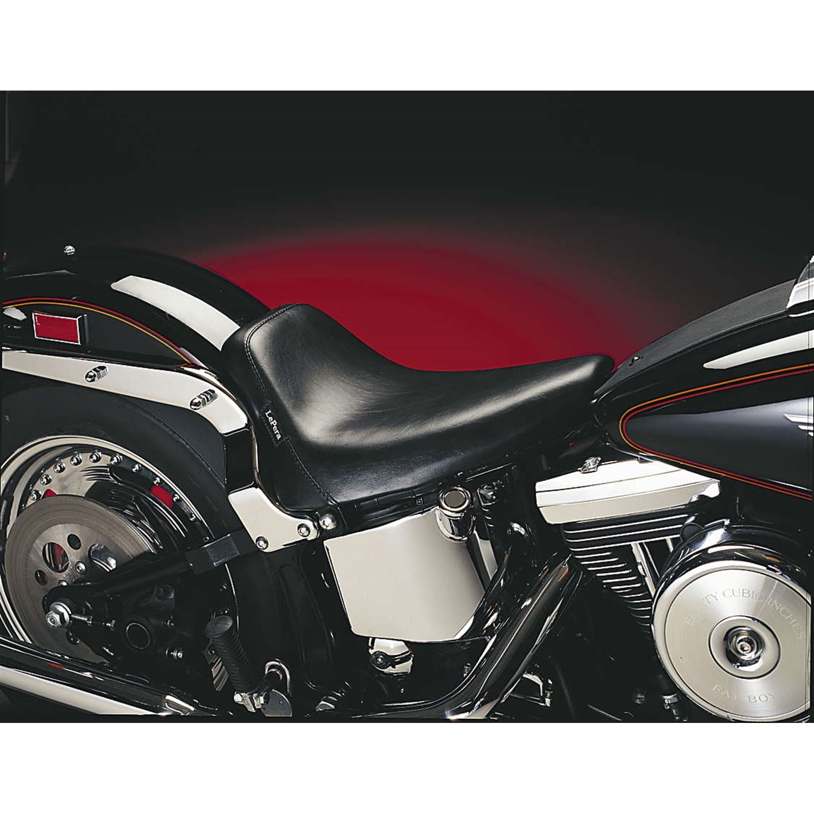 Le Pera Bare Bones Solo Seat - Smooth - Black - FL/FX '84-'99 LN-007_111886