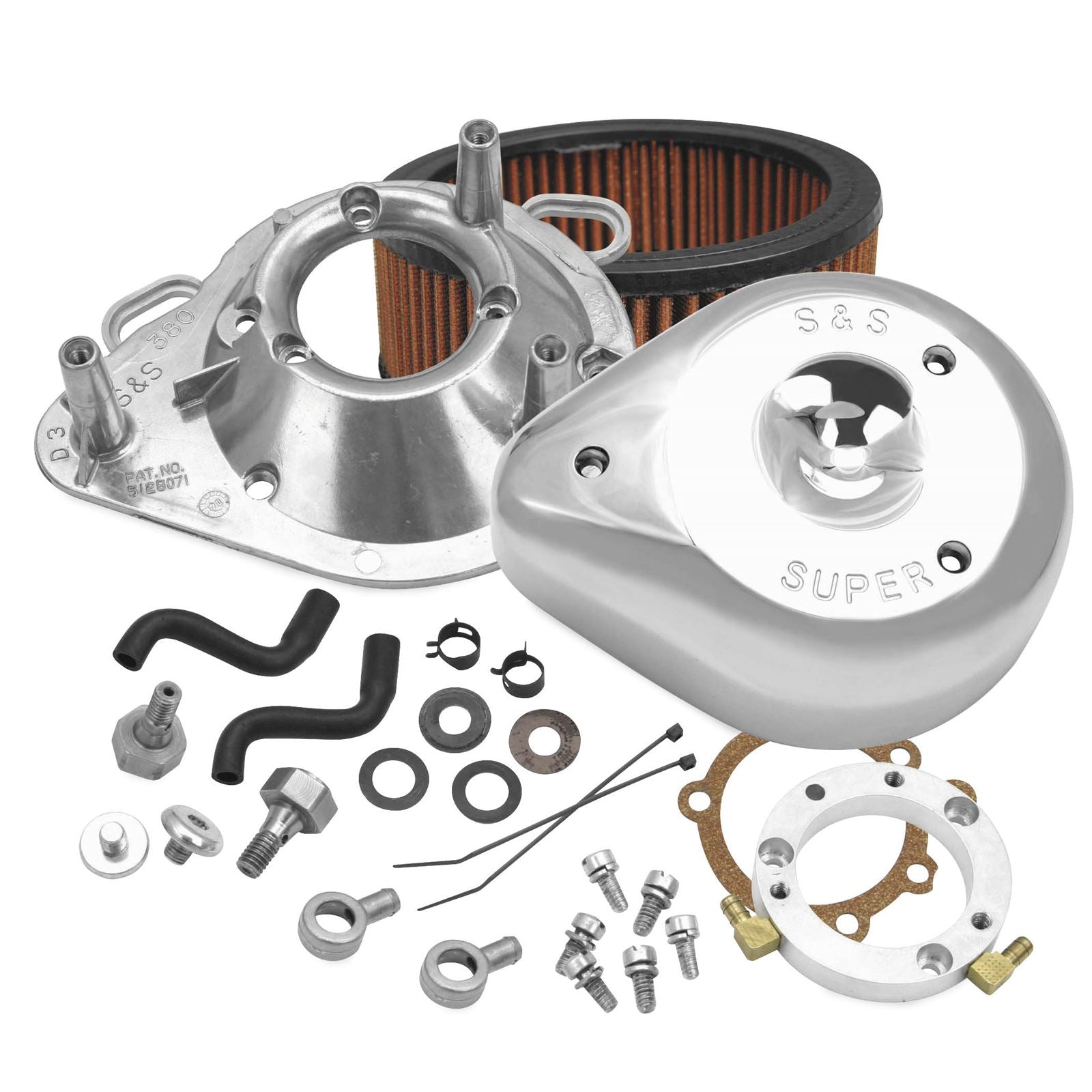 S&S Cycle Teardrop Air Cleaner '93-09 Big Twin 17-0450_111926