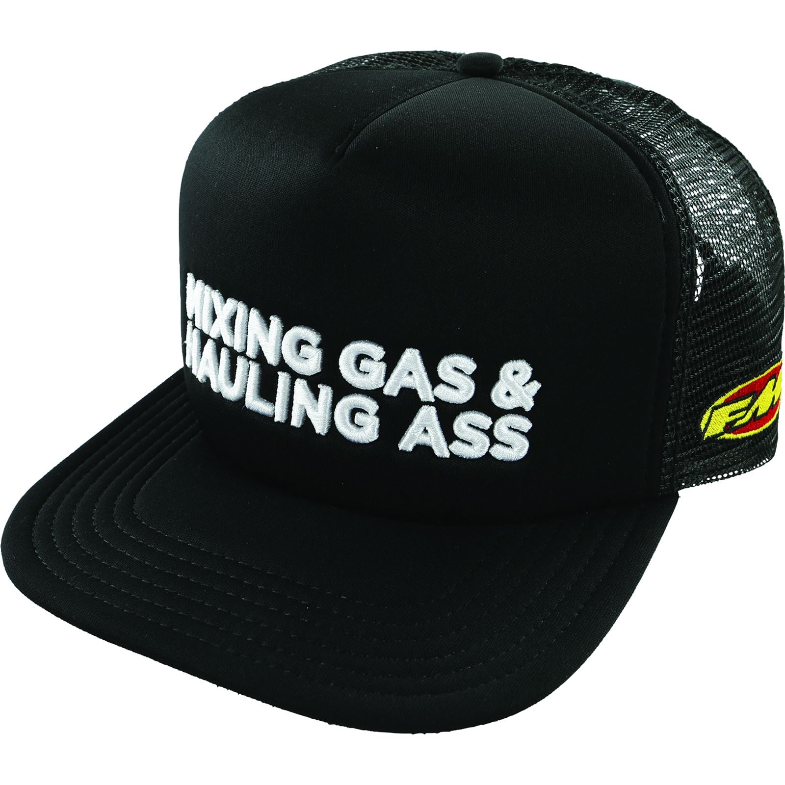 FMF Racing GASS Hat - Black - One Size Fits All FA7196903-BLK_1105648