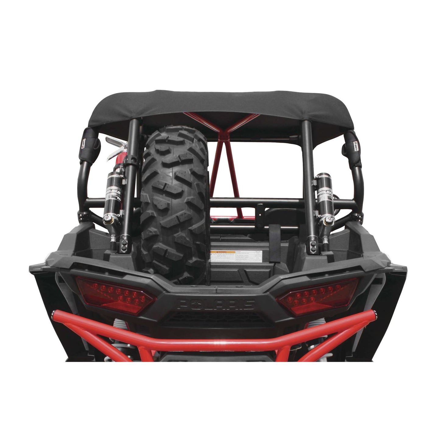 DragonFire Racing Bed Mount Spare Tire Carrier - Black for Polaris 01-1109_113605