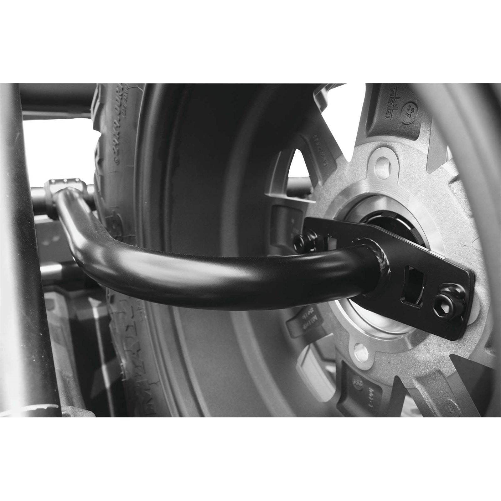 DragonFire Racing Bed Mount Spare Tire Carrier - Black for Polaris 01-1109_113606