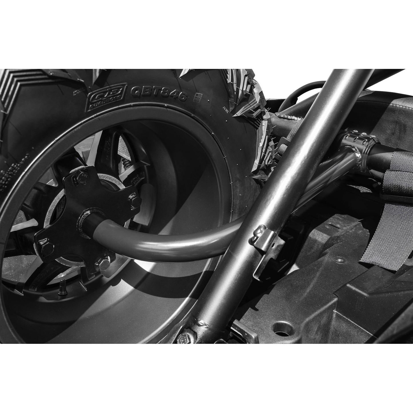 DragonFire Racing Bed Mount Spare Tire Carrier - Black for Polaris 01-1109_113607