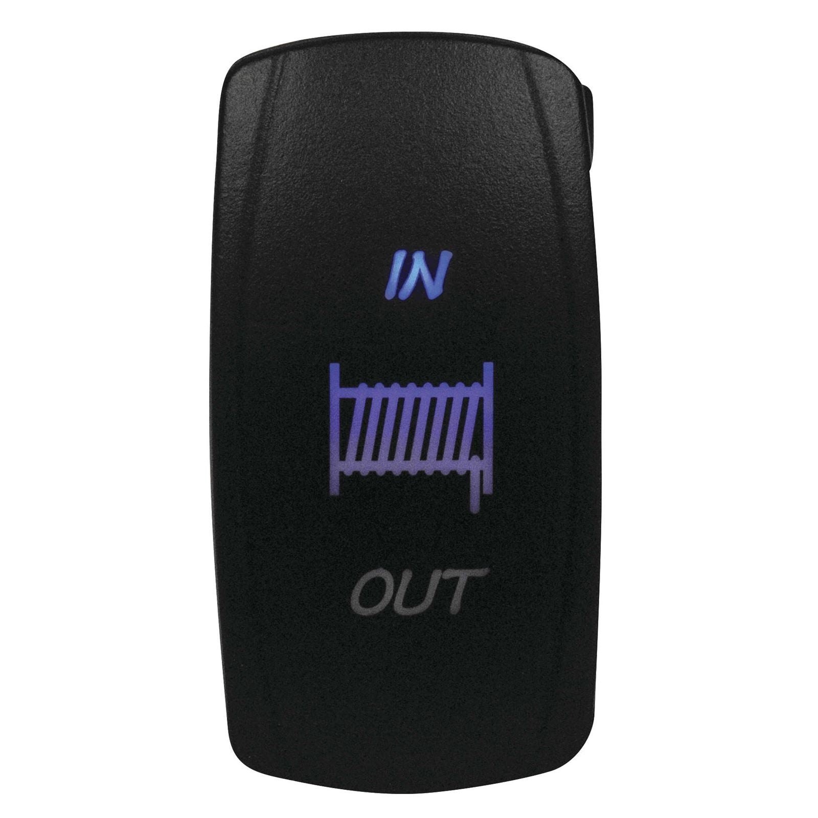 DragonFire Racing Laser-Etched Dual LED Switches Winch in/out - Blue 04-0060_113724