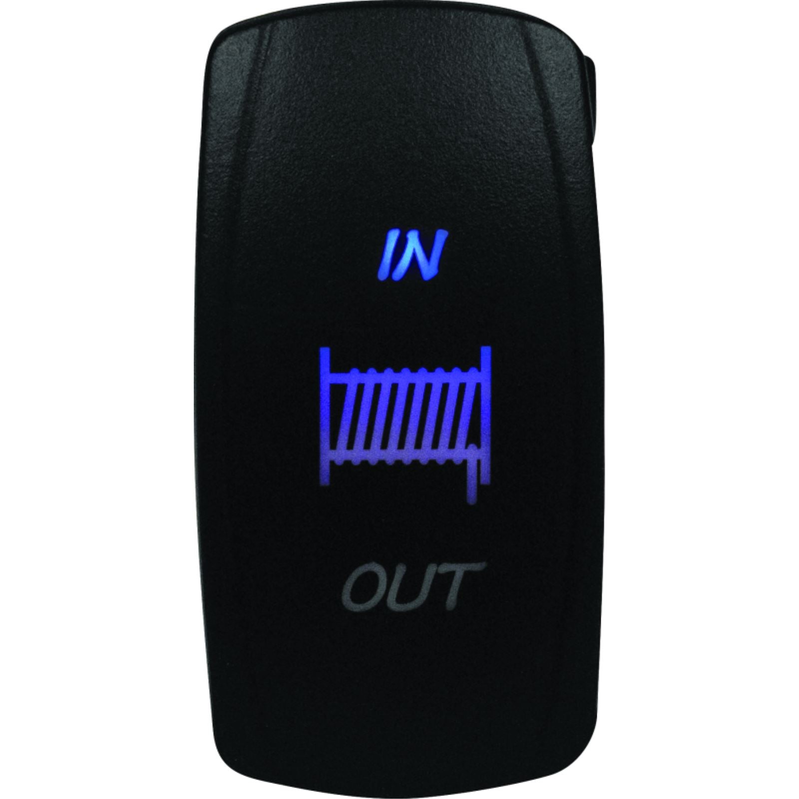 DragonFire Racing Laser-Etched Dual LED Switches Winch in/out - Blue 04-0060_1513655
