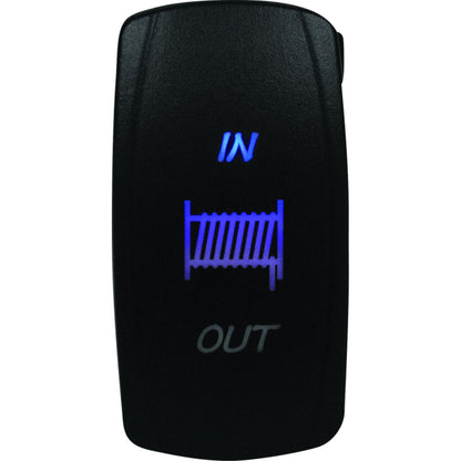 DragonFire Racing Laser-Etched Dual LED Switches Winch in/out - Blue 04-0060_1513655