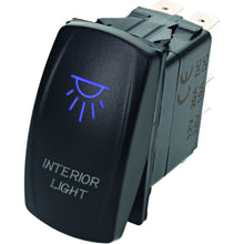 DragonFire Racing Laser-Etched Dual LED Switches Interior light on/off - Blue 04-0054_1513677