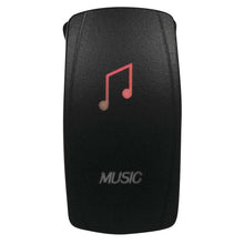 DragonFire Racing Laser-Etched Dual LED Switches Music on/off - Red 04-0057_113731