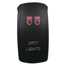 DragonFire Racing Laser-Etched Dual LED Switches Spotlight on/off - Red 04-0065_113737
