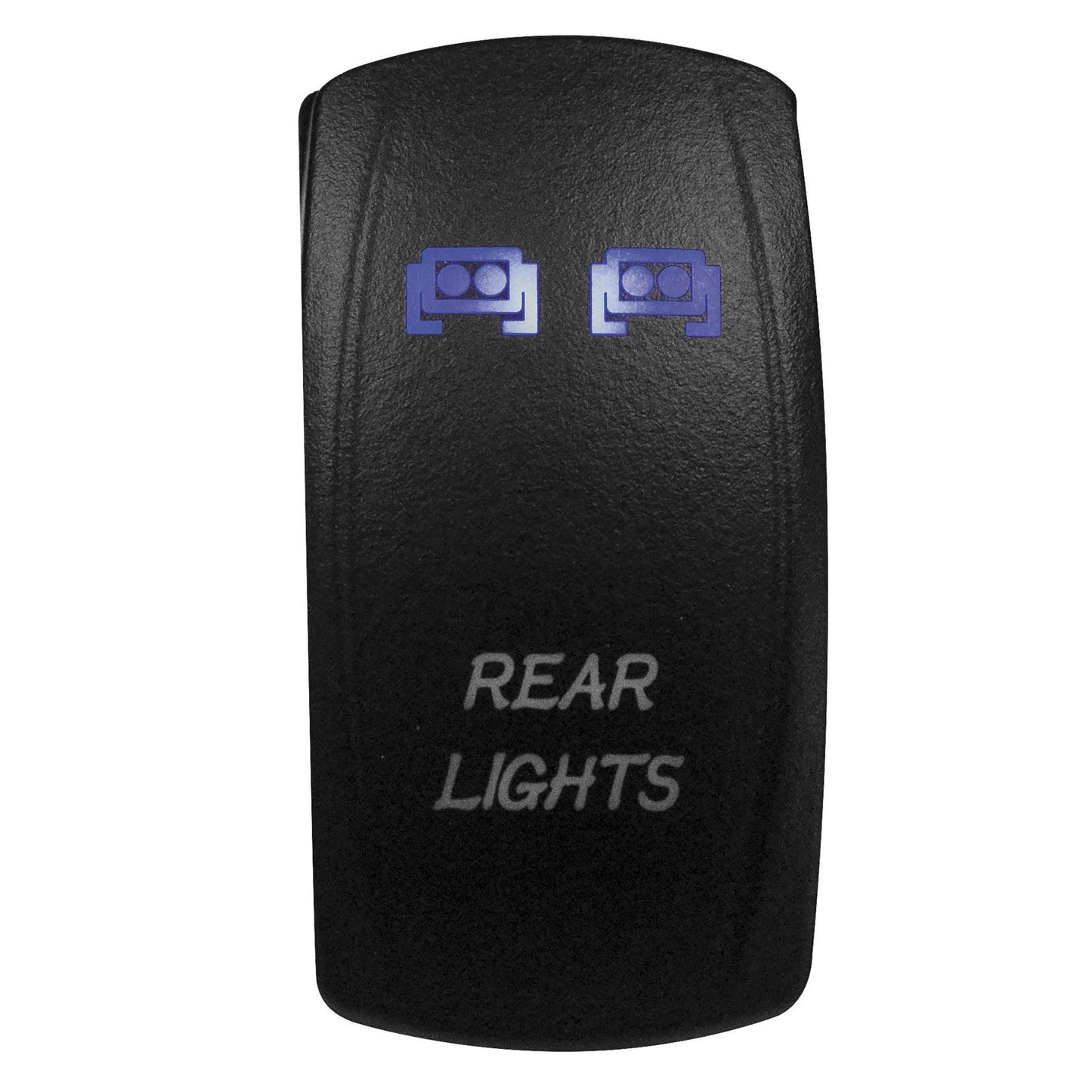 DragonFire Racing Laser-Etched Dual LED Switches Rear light on/off - Blue 04-0070_113742