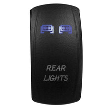 DragonFire Racing Laser-Etched Dual LED Switches Rear light on/off - Blue 04-0070_113742