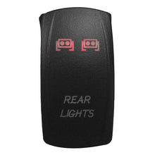 DragonFire Racing Laser-Etched Dual LED Switches Rear light on/off - Red 04-0071_113743
