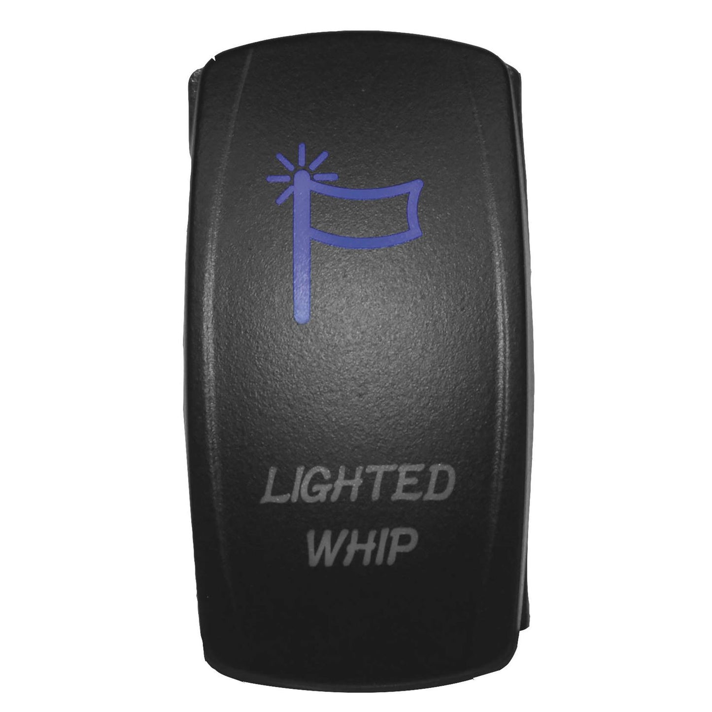 DragonFire Racing Laser-Etched Dual LED Switches Lighted Whip on/off - Blue 04-0072_113744