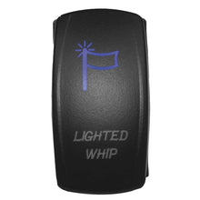 DragonFire Racing Laser-Etched Dual LED Switches Lighted Whip on/off - Blue 04-0072_113744