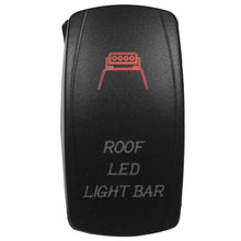 DragonFire Racing Laser-Etched Dual LED Switches Roof LED on/off, Red 04-0075_113747
