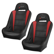 DragonFire Racing Highback RT Seat Black/Red, Pair 15-1155_113770