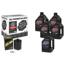 Maxima V-Twin Oil Change Kit Synthetic with Black Filter, Sportster 90-119015B_1172771