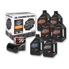 Maxima V-Twin Oil Change Kit Mineral with Black Filter fits H-D Evolution 90-069016B_677603