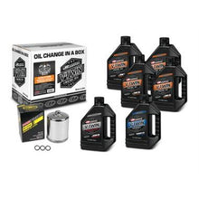 Maxima V-Twin Oil Change Kit Mineral with Chrome Filter fits H-D Evolution 90-069016C_677606
