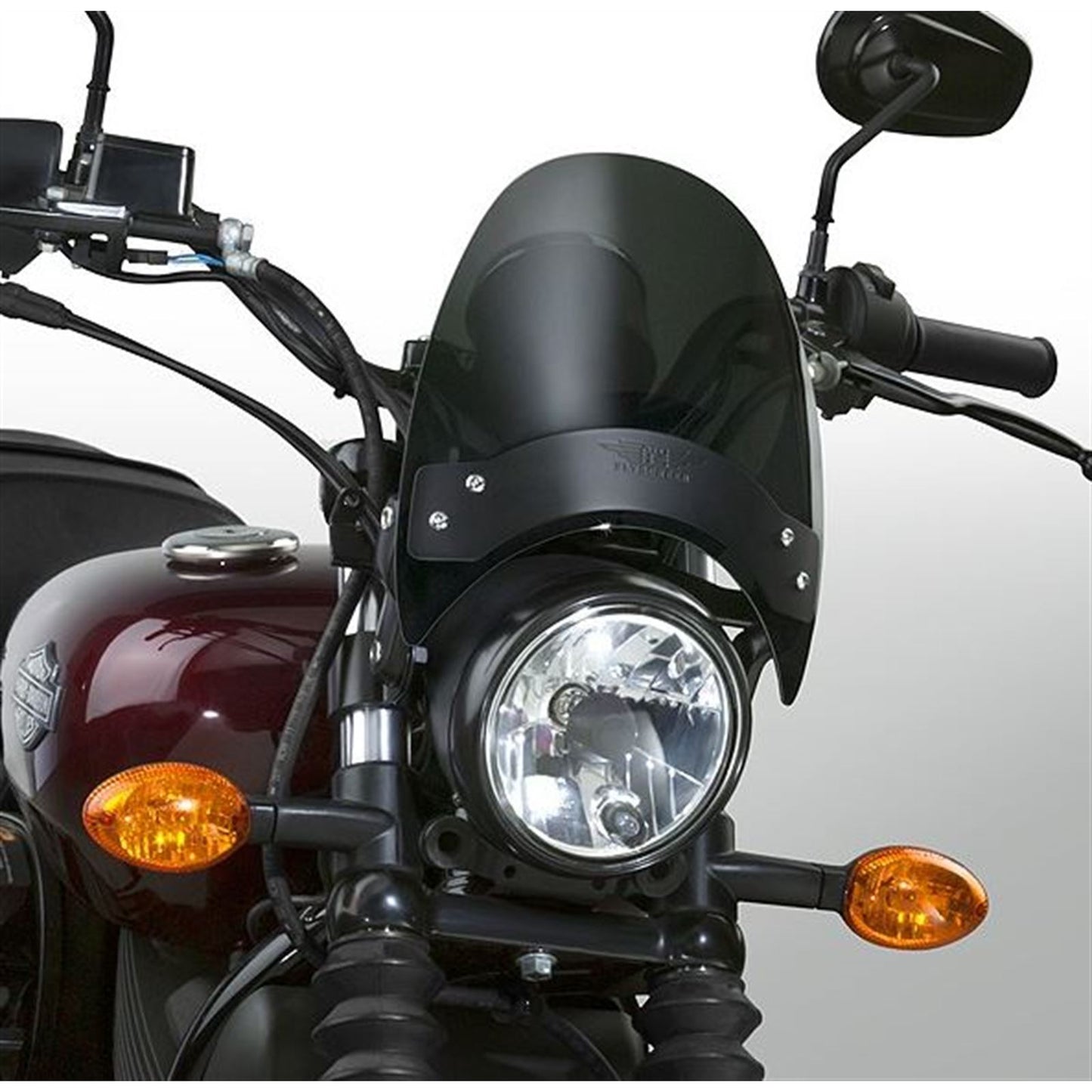 National Cycle Flyscreen 44-51mm, Straight, Black/Dark TInt [MPN: N2555-002]_768624