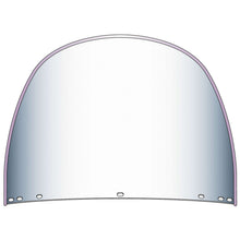 National Cycle Replacement Top for Beaded Heavy Duty Windshields Rounded, 7-Bolt [MPN: 20002]_114861