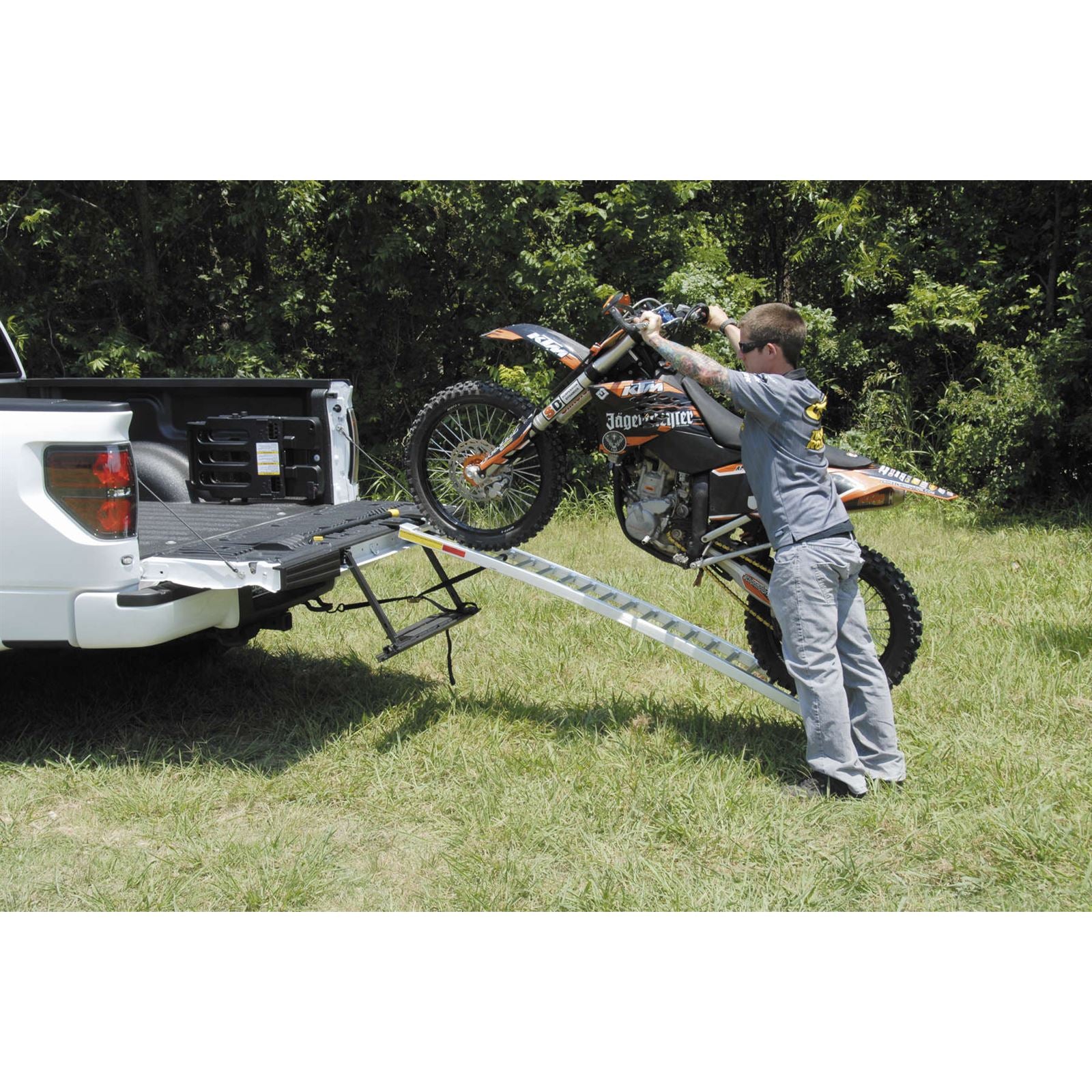 QuadBoss ATV Arched Ramp - 12''x89'' - Single Ramp 3774_115061