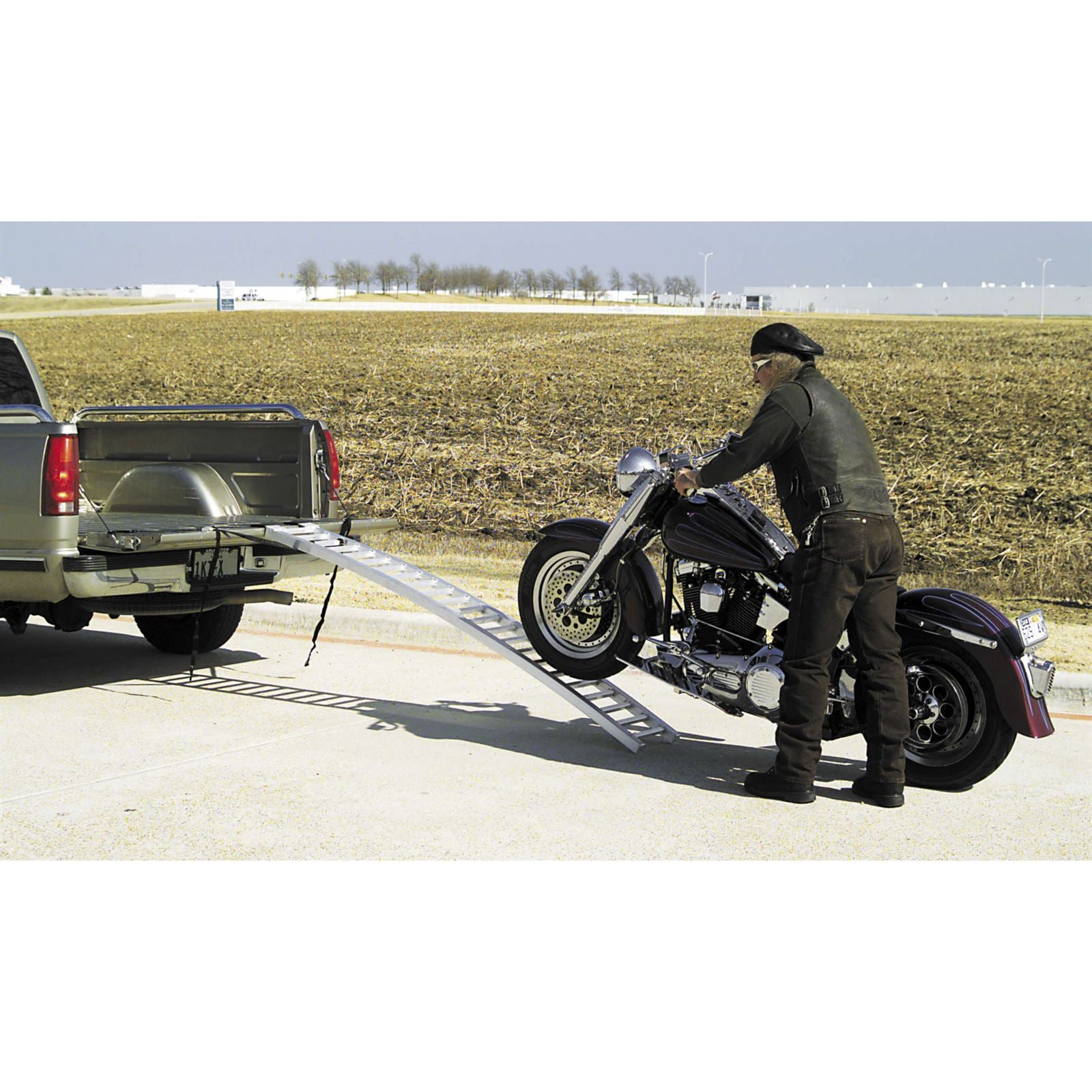 QuadBoss ATV Arched Ramp - 12''x89'' - Single Ramp 3774_115062