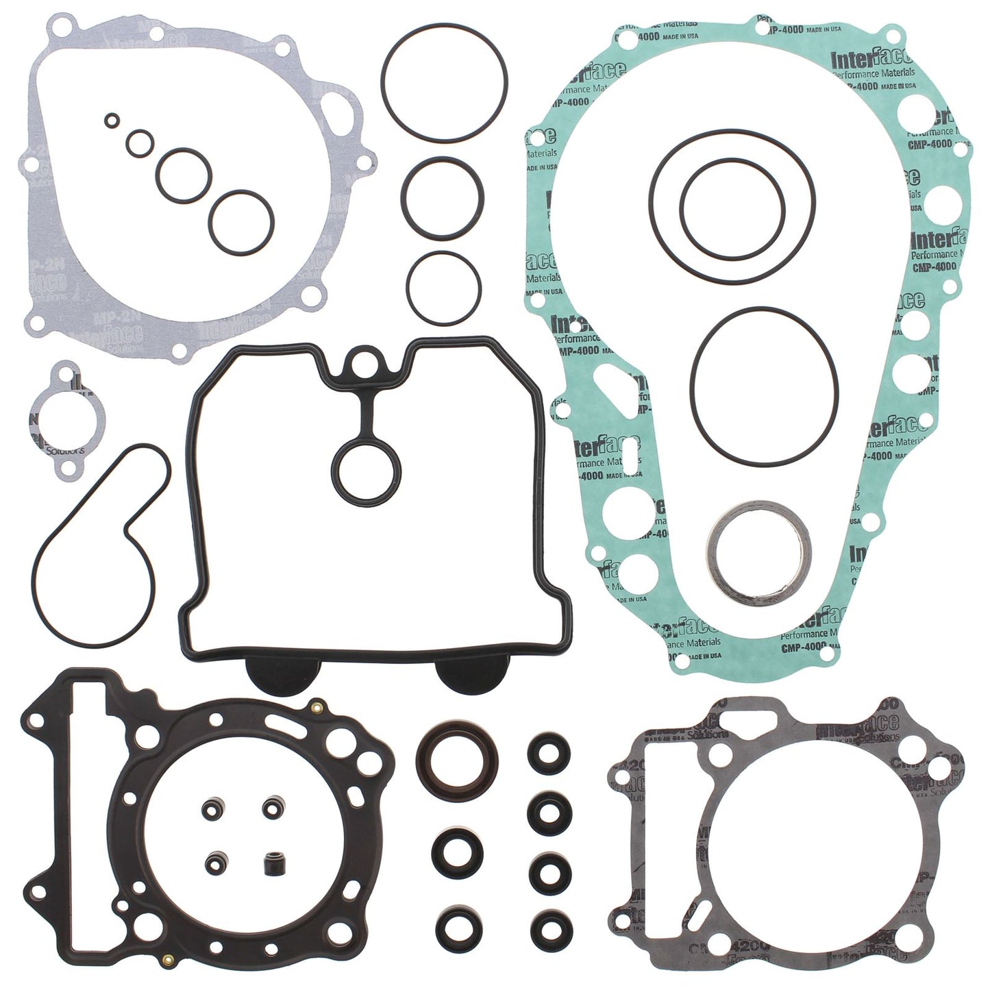 QuadBoss Gasket Set with Oil Seal for Arctic Cat/Kawasaki/Suzuki [MPN: 811847]_115339