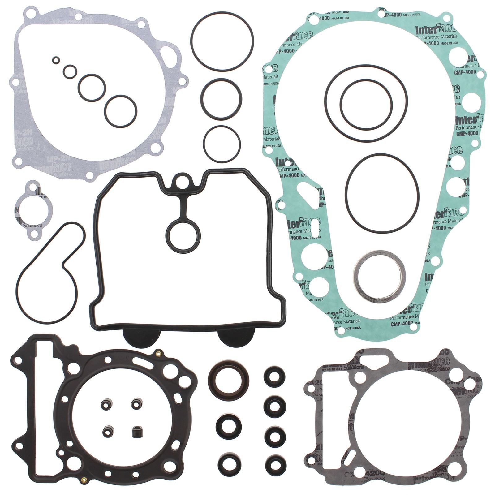 QuadBoss Gasket Set with Oil Seal for Arctic Cat/Kawasaki/Suzuki [MPN: 811847]_115339