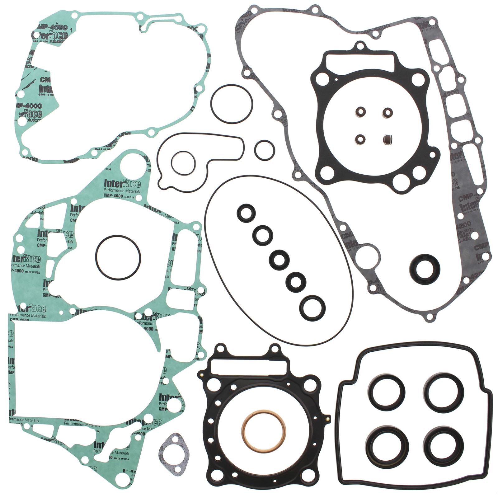 QuadBoss Gasket Set with Oil Seal for Honda TRX [MPN: 811868]_115348