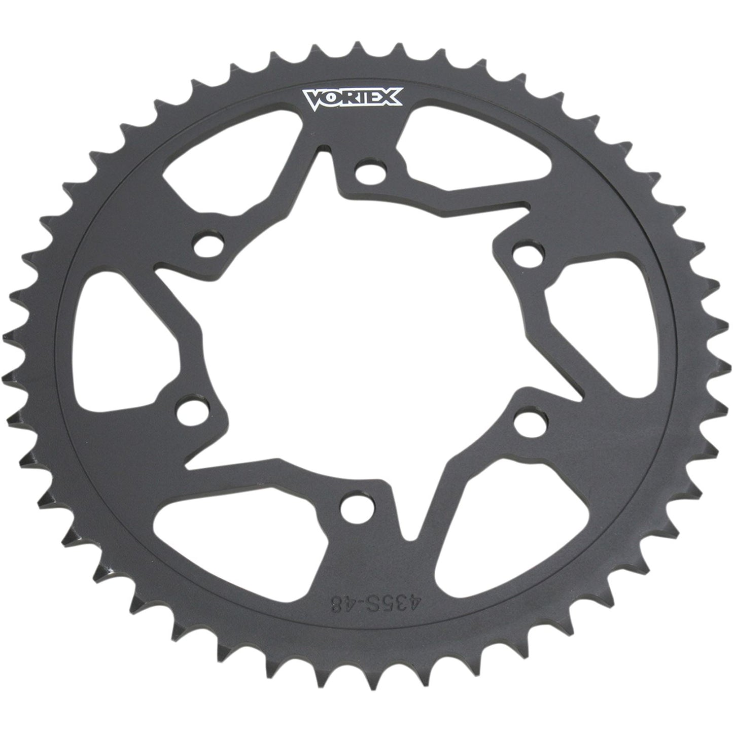 Vortex Steel Rear Sprocket Black - 520 - 48-Tooth 435S-48_492304