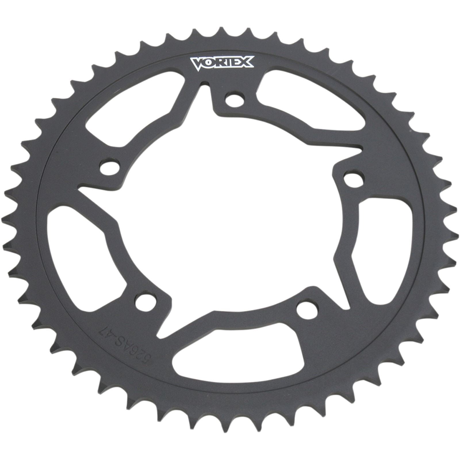 Vortex Steel Rear Sprocket Black - 520 - 47-Tooth 526AS-47_492307