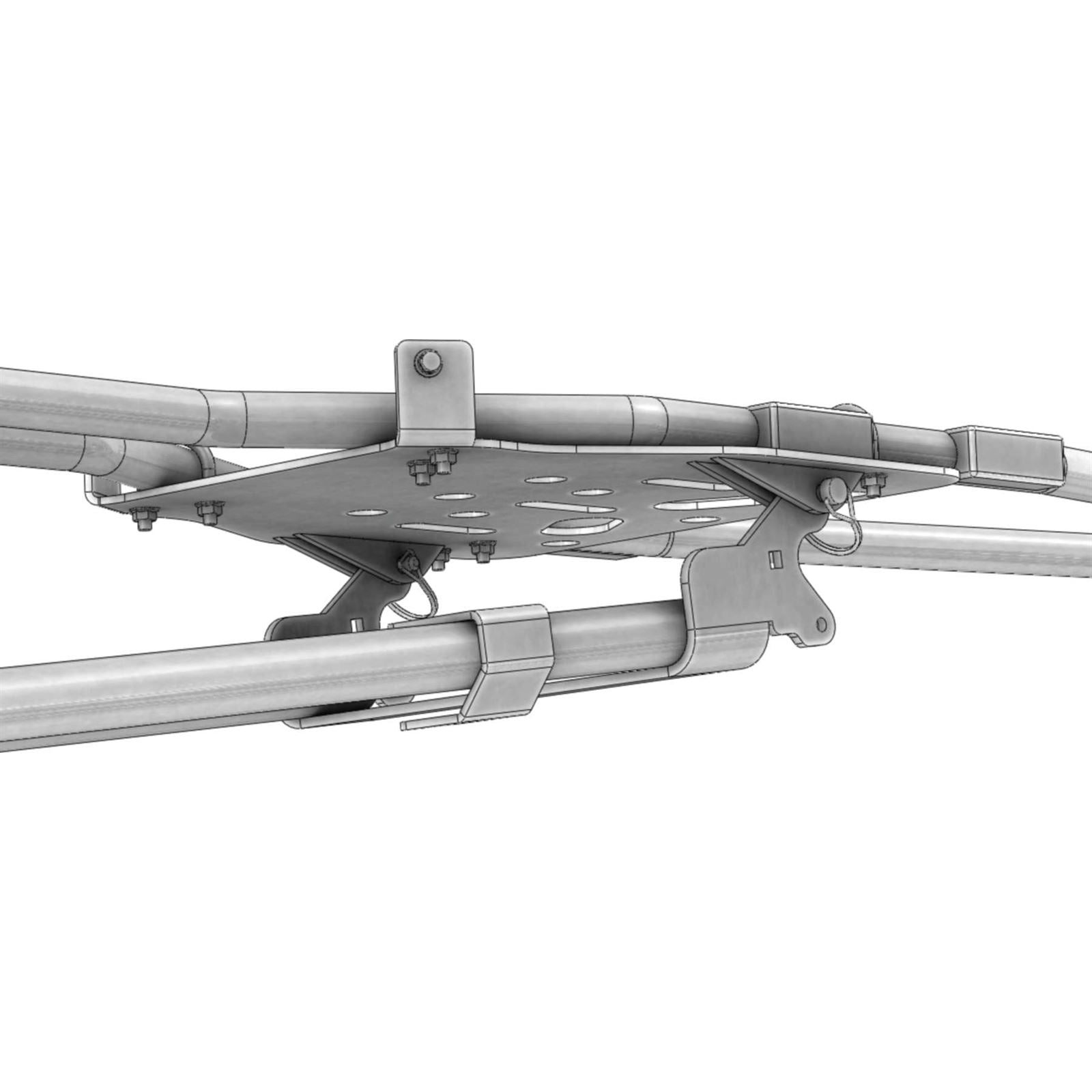 KFI Plow Base/Push Tube - ATV Mid-Mount 105000_116322