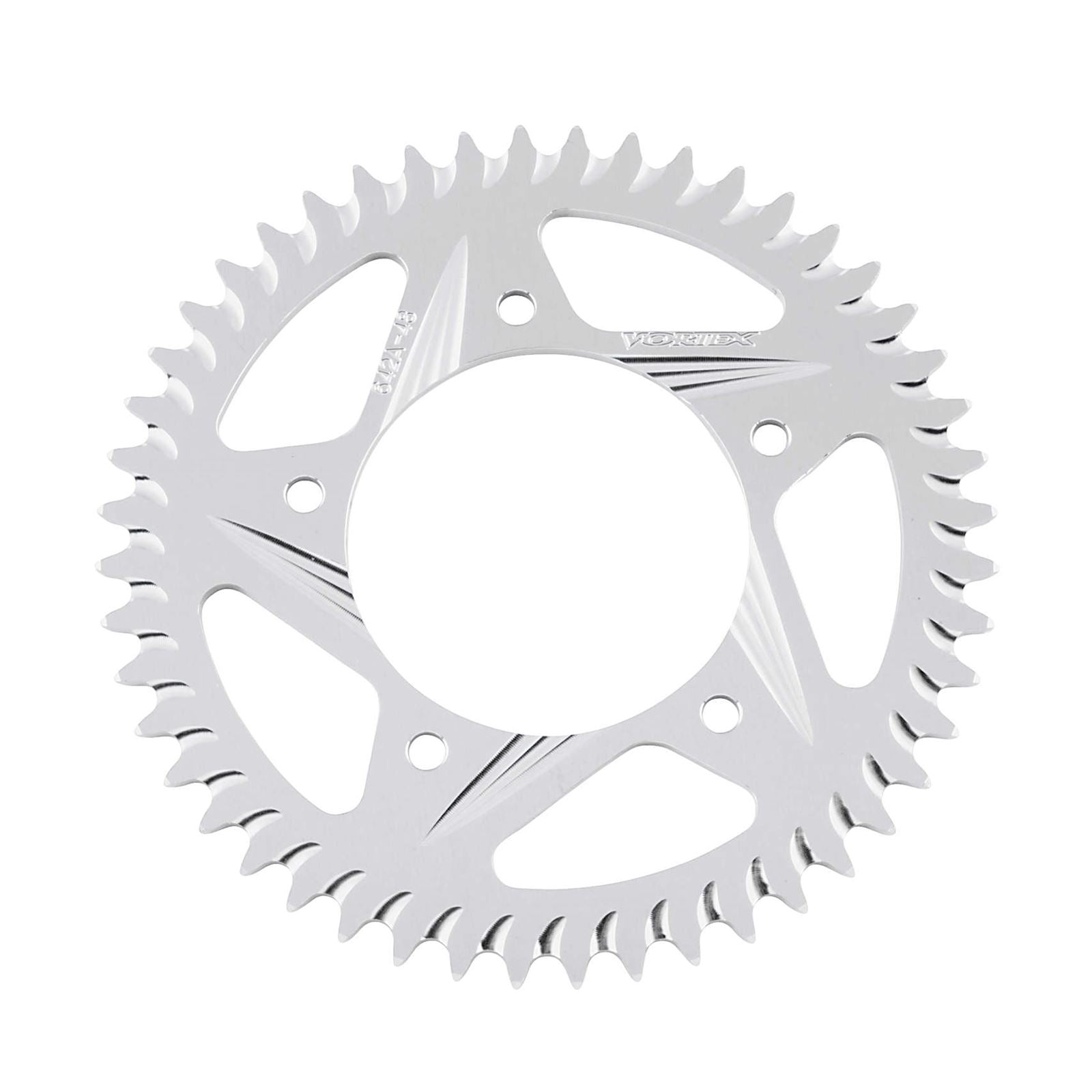 Vortex Standard Rear Aluminum Sprocket Silver - 530 - 45-Tooth 527-45_116383