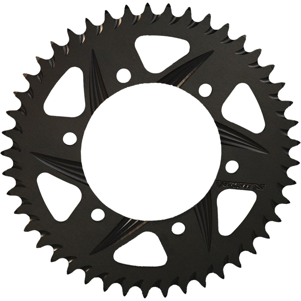 Vortex F5 Rear Aluminum Sprocket Black Hardcoat - 530 - 43-Tooth [MPN: 436K-43]_116392