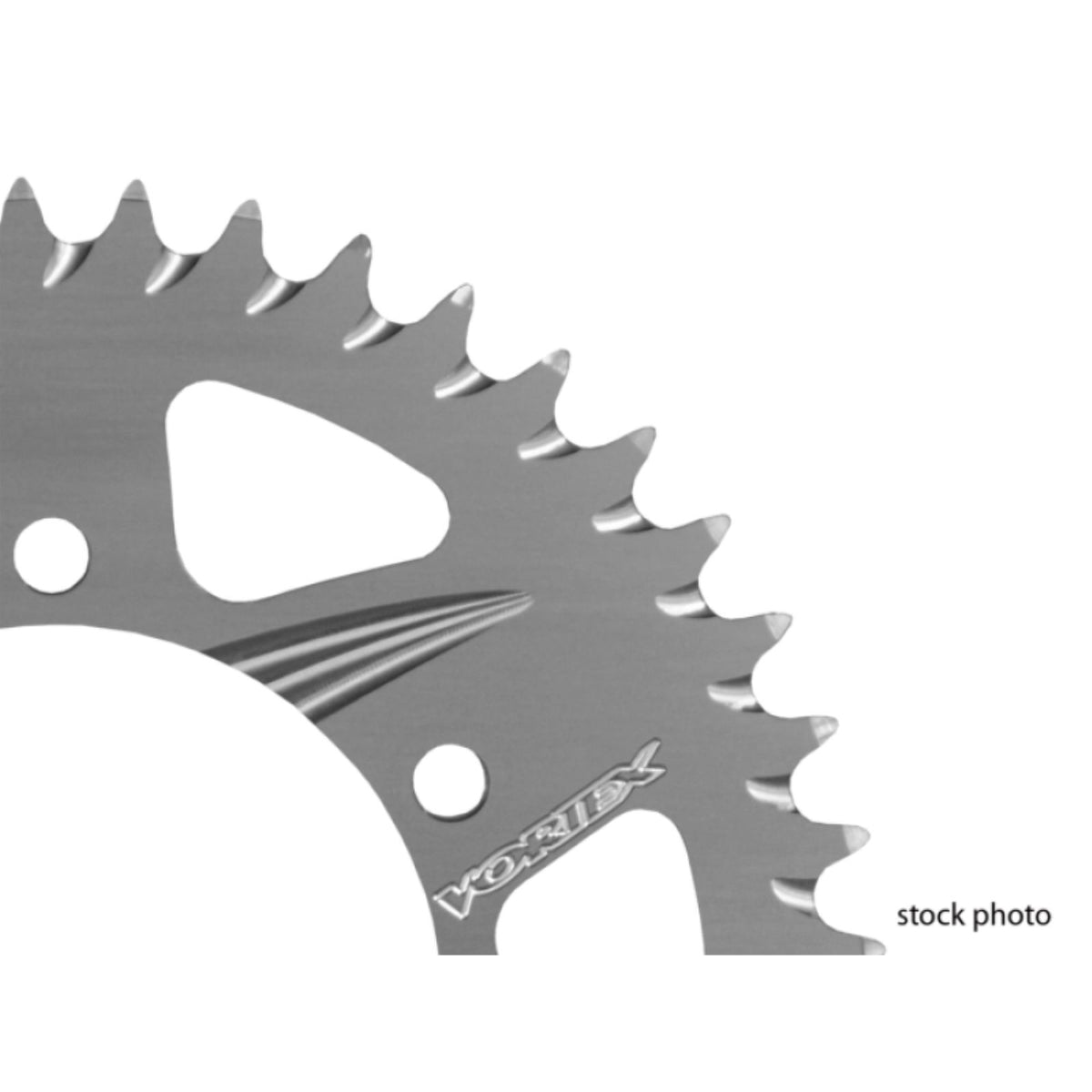 Vortex Aluminum Sprocket - Silver - Rear - 530 - 43-Tooth for Kawasaki [MPN: 452-43]_2740232