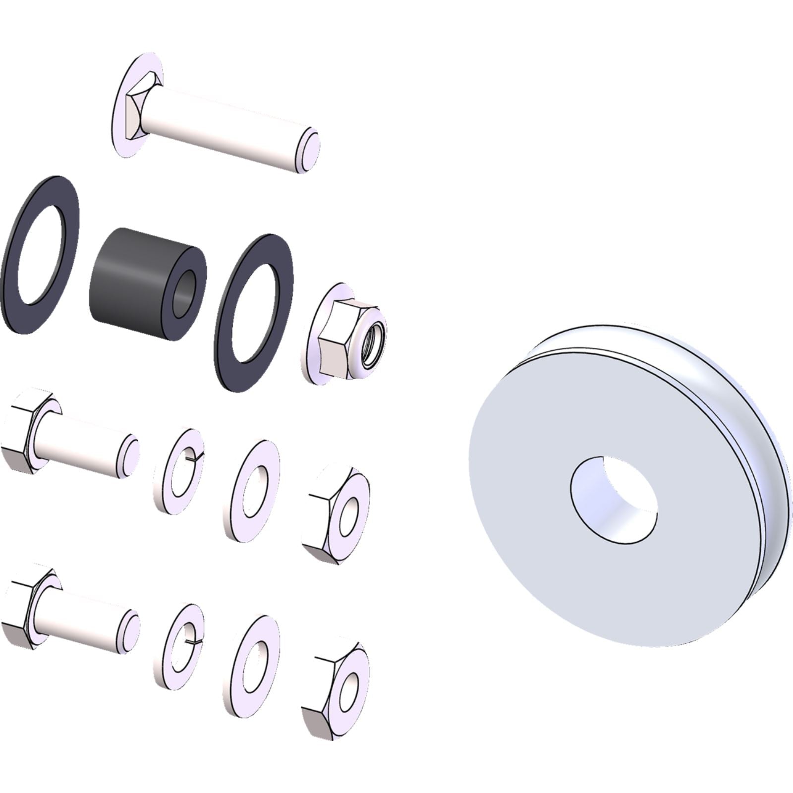 KFI Manual Plow Lift Replacement Parts P800280-R_1385553