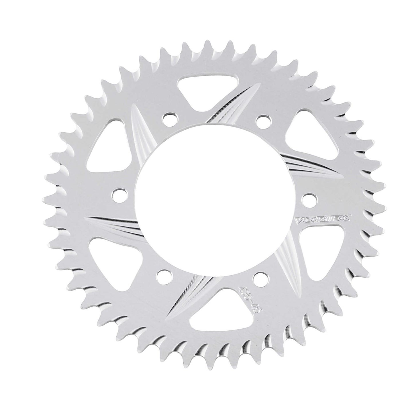 Vortex Standard Rear Aluminum Sprocket Silver - 520 - 45-Tooth 435-45_116654