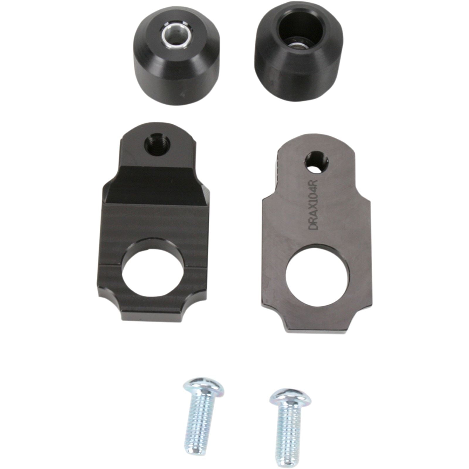 Driven Axle Block Sliders For Kawasaki ZX-6R - Black DRAX-104-BK_374651