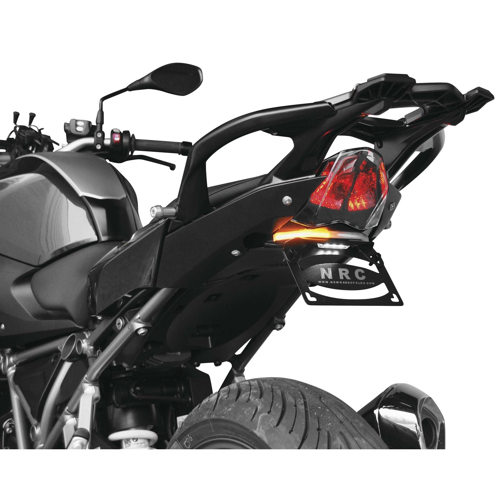New Rage Cycle Fender Eliminator Kit - Black for 15+ BMW R1200R/RS [MPN: R1200R-FE]_116781