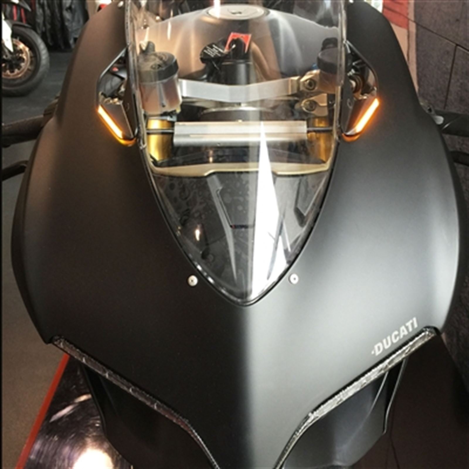 New Rage Cycle Mirror Block Off Turn Signal for Ducati 899 [MPN: 899-MBO]_838502