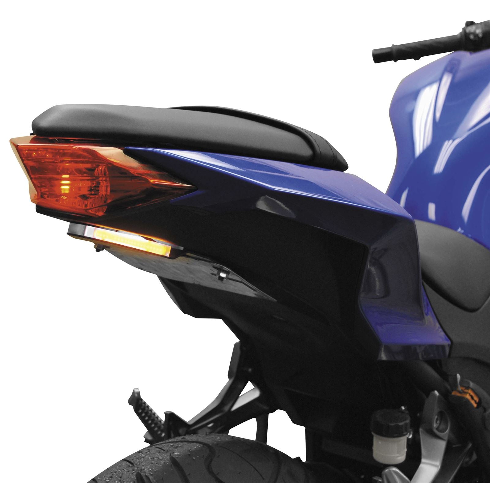 New Rage Cycle Fender Eliminator Kit - Black for 12-17 Kawasaki Ninja 300 [MPN: N300-FE]_116815