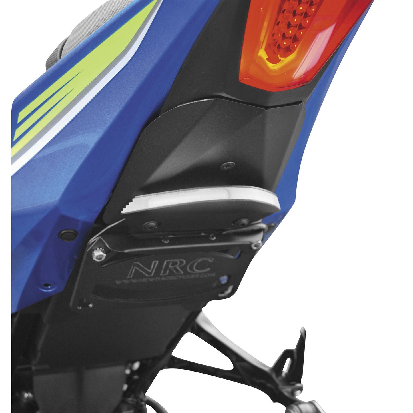 New Rage Cycle Fender Eliminator Kit Tucked - Black for 17+ Suzuki GSX-1000R [MPN: GSXR1000-FE-T]_116816