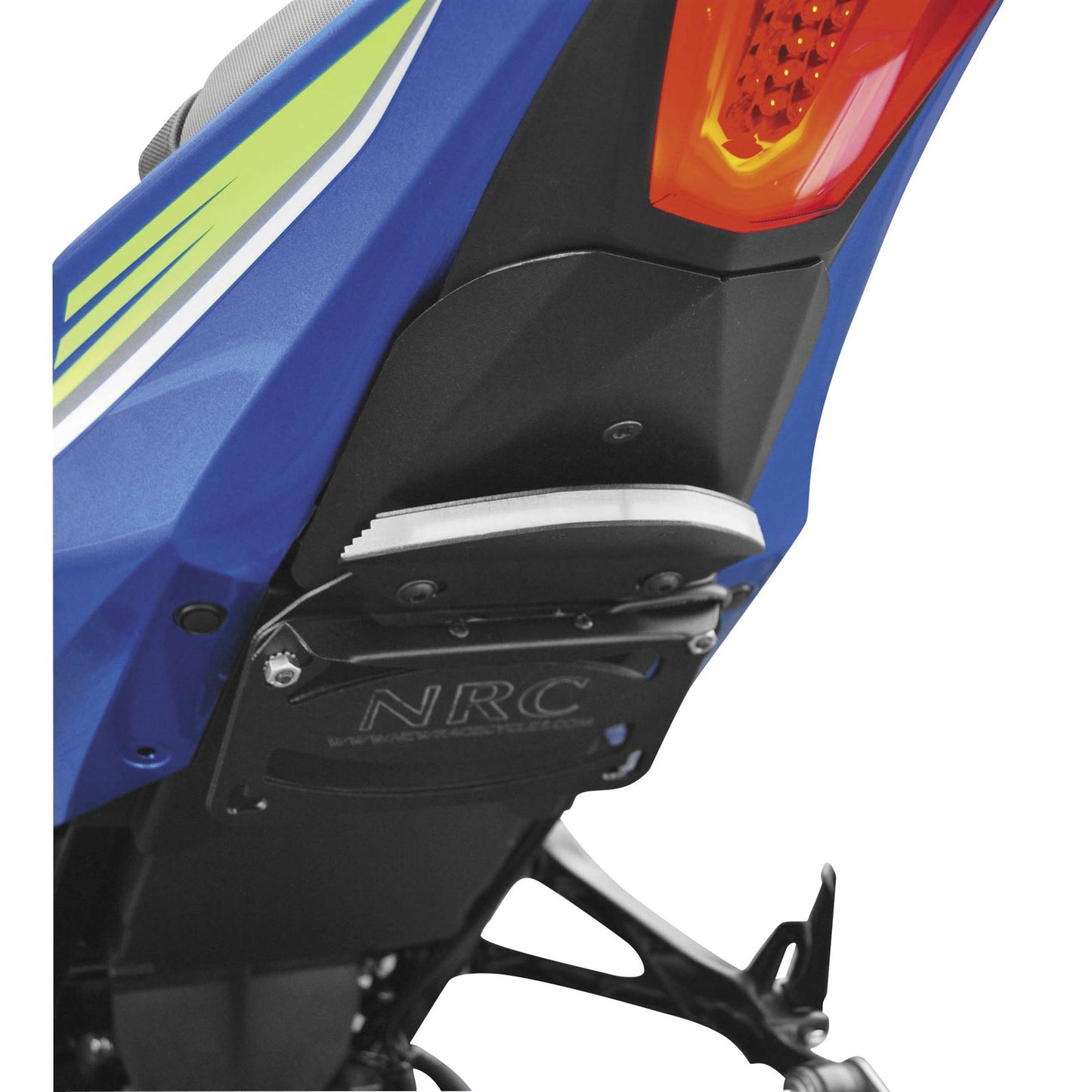New Rage Cycle Fender Eliminator Kit Tucked - Black for 17+ Suzuki GSX-1000R [MPN: GSXR1000-FE-T]_116817