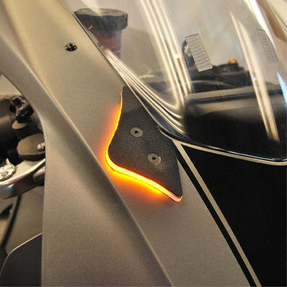 New Rage Cycle Mirror Block Off Turn Signals - For Yamaha YZF-R1  [MPN: R1-MBO]_1462091