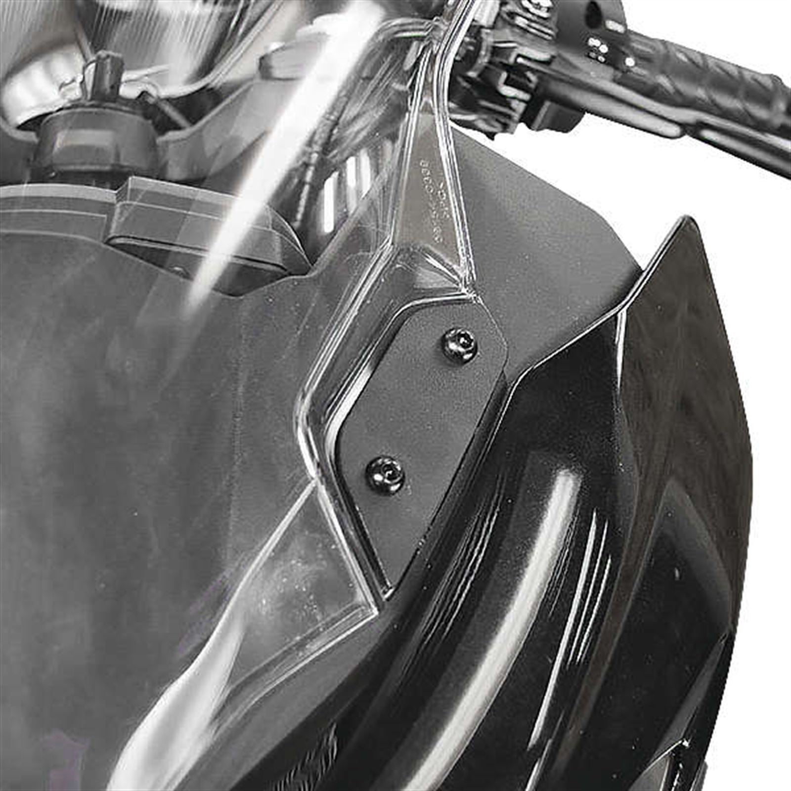 New Rage Cycle Mirror Block Off Plates - Ninja 400 [MPN: N400-MBO]_116839