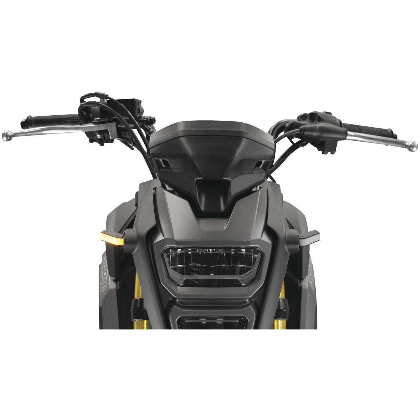 New Rage Cycle Front Signals - Black for 13-20 Honda Grom [MPN: GROM-FB]_116842