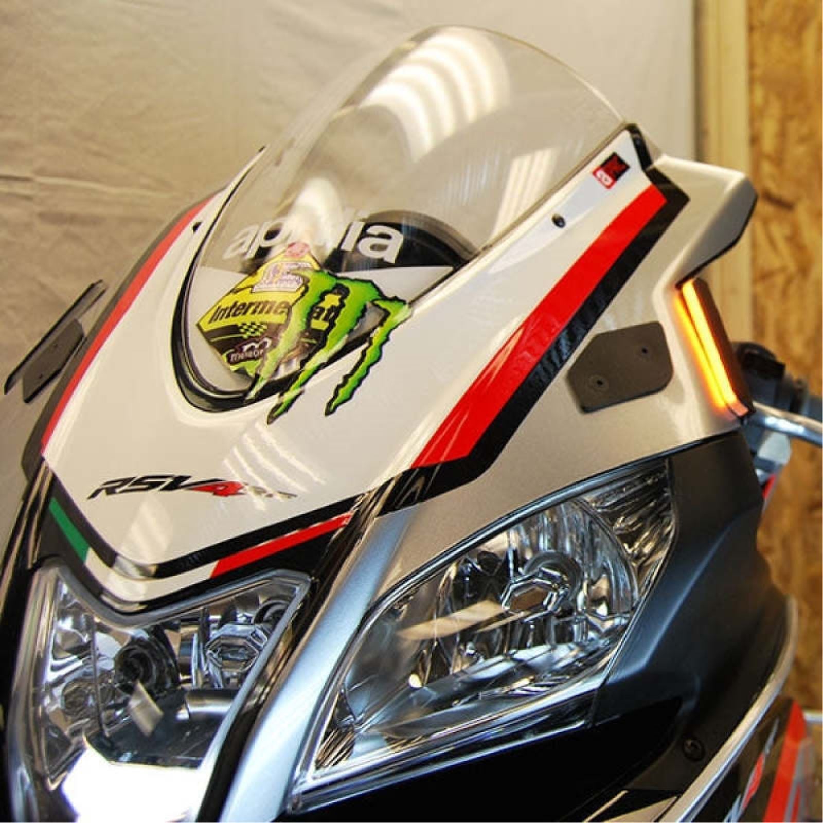New Rage Cycle RSV4 Mirror Block Off Plates [MPN: RSV4-MBO]_1462143