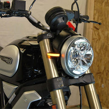 New Rage Cycle Front Turn Signals - Black for 18+ Ducati Scrambler 1100 [MPN: S1100-FB]_1462148